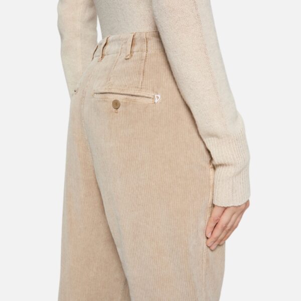 Pantalone JANIS corduroy beige - DONDUP - Image 5