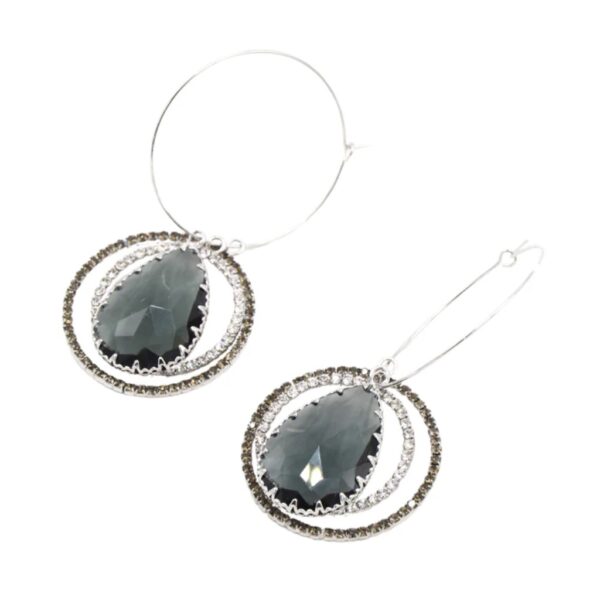 AURORA05 Earrings Silver - SITA NEVADO