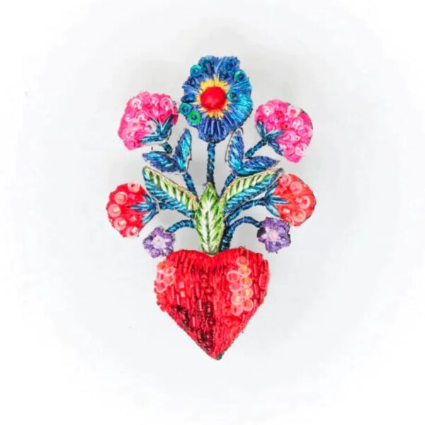 Fridas Flower Brooch Pin - TROVELORE