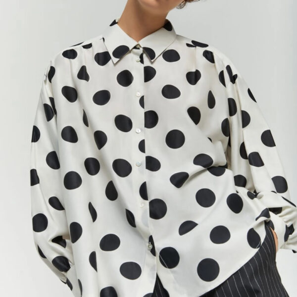 Digione polka dot shirt - iBLUES - Image 3