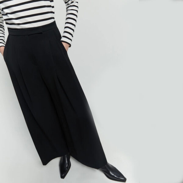 Ginseng wide trousers black - iBLUES - Image 2