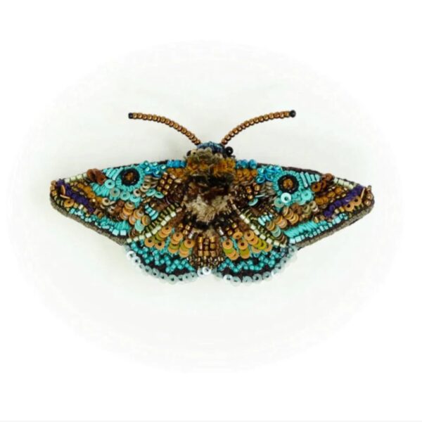 Lanipes Moth Brooch Pin - TROVELORE