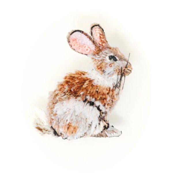 Happy Rabbit Brooch - TROVELORE