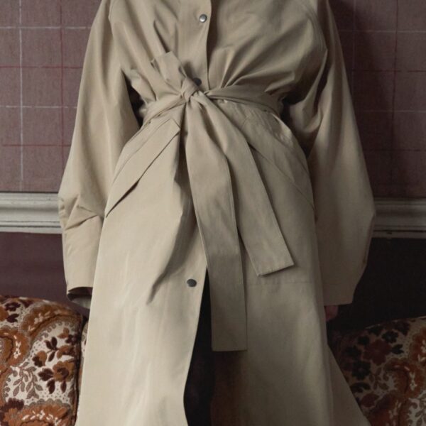 Coat DUSTIN Beige- SOEUR - Image 7