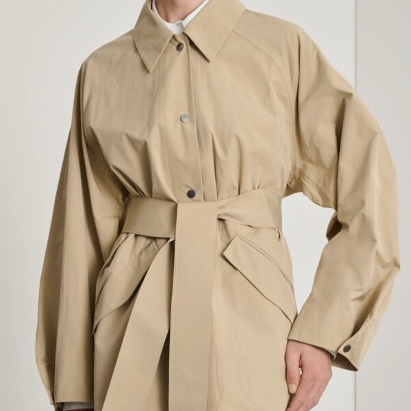 Coat DUSTIN Beige- SOEUR - Image 4