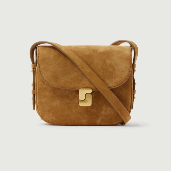 Bellissima Mini Bag Suede Camel - SOEUR