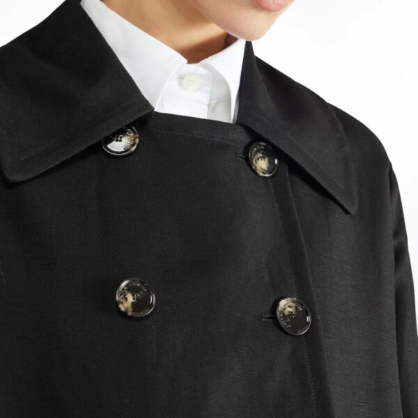 Jacket linen black - LIVIANA CONTI - Image 4