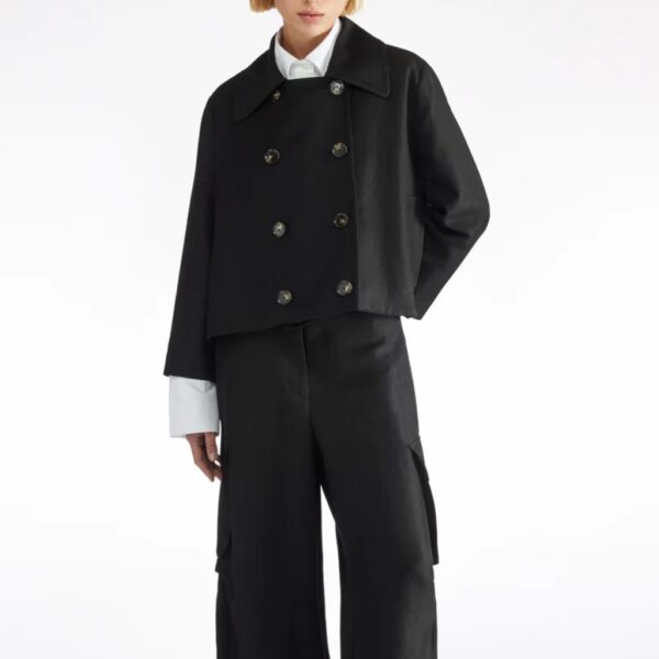 Jacket linen black - LIVIANA CONTI