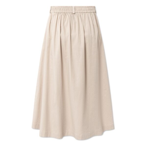 Pen Heavy Linen Skirt Sand - RUE DE TOKYO - Image 2