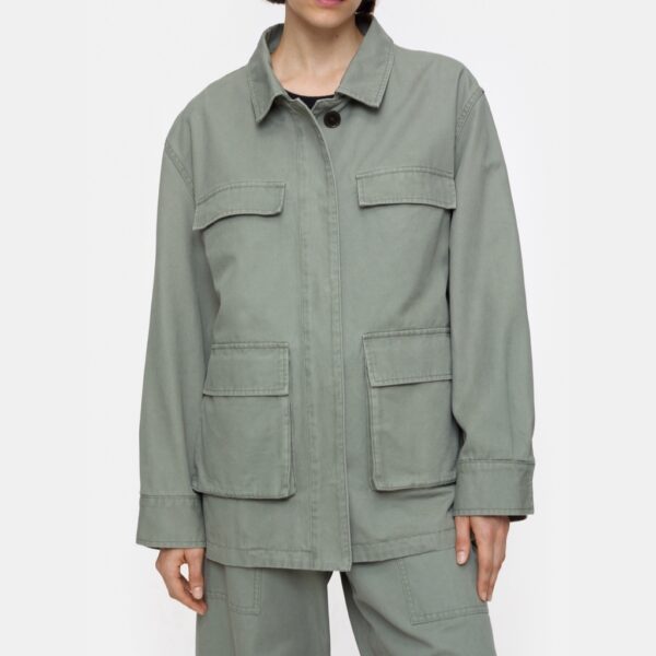 Utility Jacket Sage Green - CLOSED - Image 2