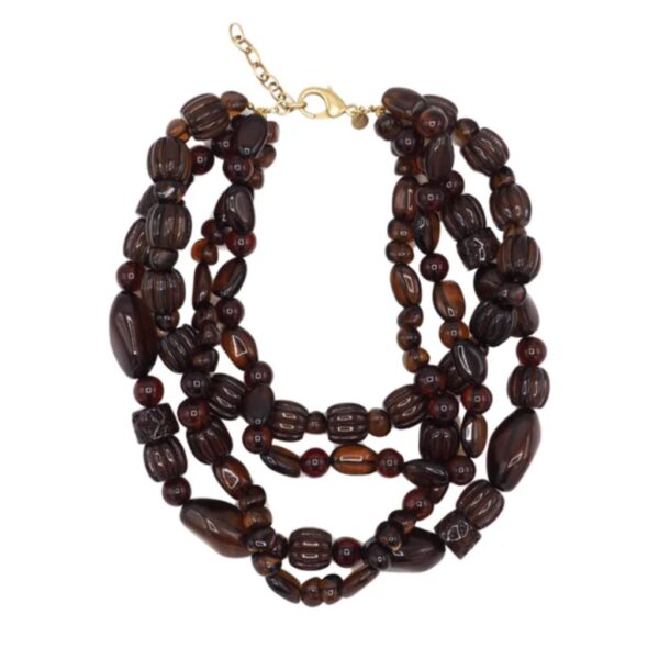 ROBIN Necklace Dark Brown - SITA NEVADO