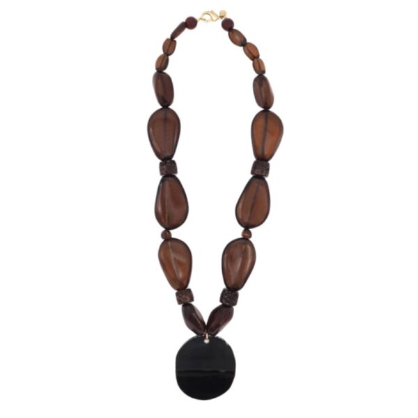 PENELOPE Necklace Dark Brown - SITA NEVADO