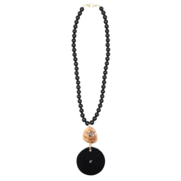 AGUJERO Necklace Black - SITA NEVADO