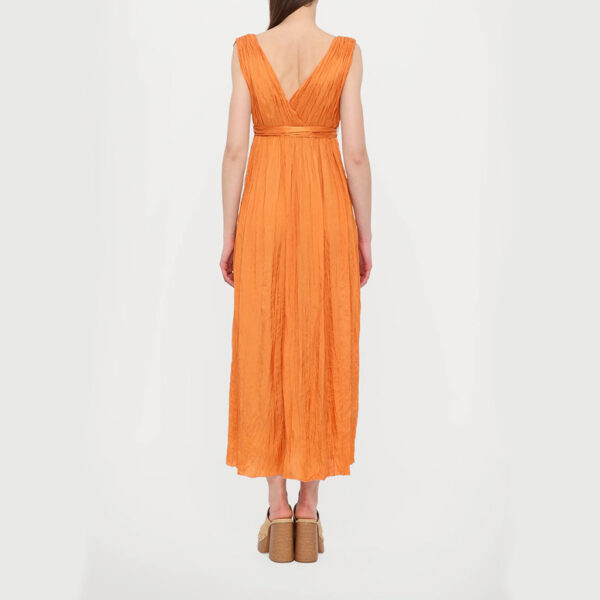 Imposta crinkle dress orange - iBLUES - Image 4