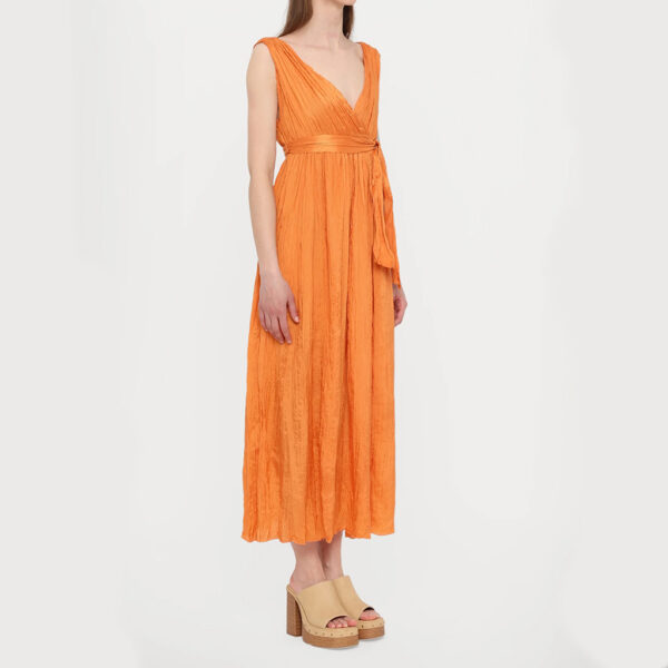 Imposta crinkle dress orange - iBLUES - Image 3